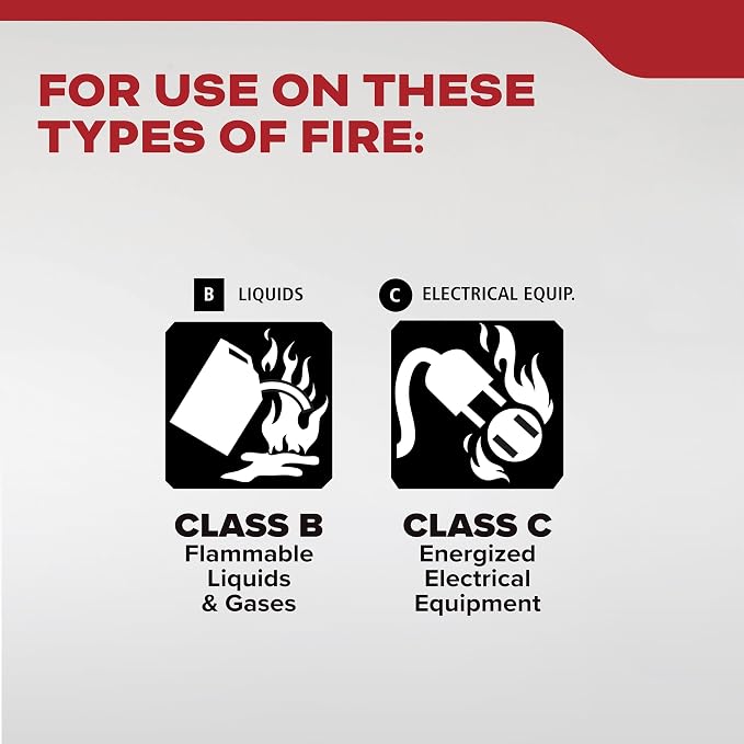 Kidde Fire Extinguisher for Vehicles, Single-Use 10BC - Image 2