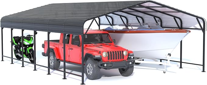 Polar Aurora 20x30 FT Metal Carport - Image 8