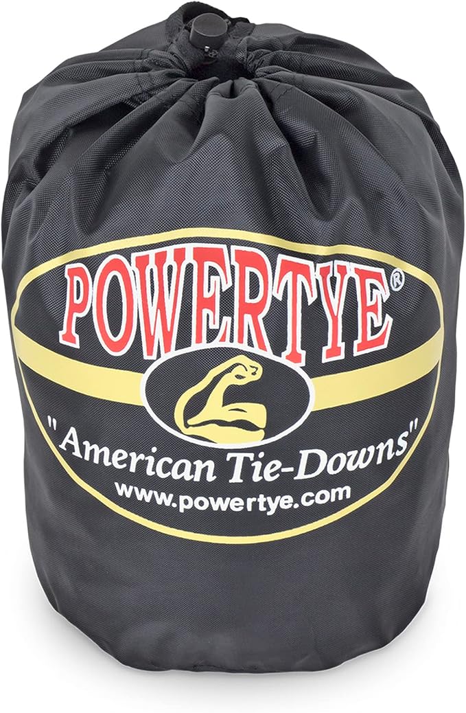 PowerTye 1.5in x 6.5ft Heavy Duty Ratchet Tie-Down Straps - Image 4