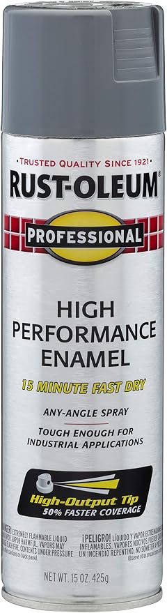 Rust-Oleum 7587838 Professional High Performance Enamel Spray Paint, 15 Oz by Rust-Oleum