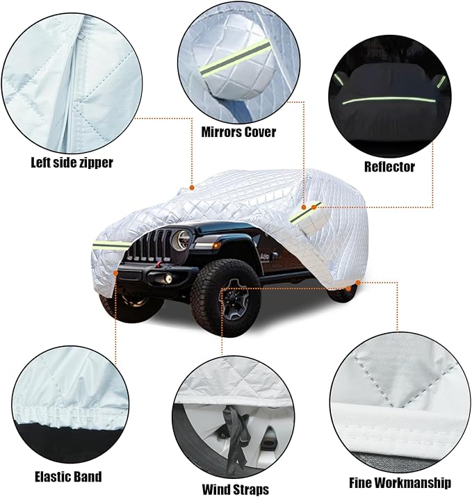 7 Layers Waterproof Heavy Duty Car Covers - Image 5