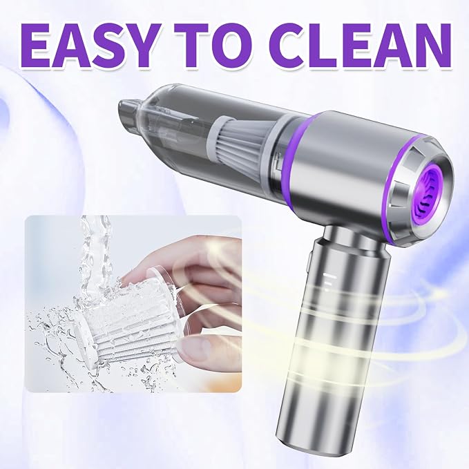 Handheld Car Vacuum Cleaner Cordless, 21000Pa High Power Hand Held 3-Speed - Image 3