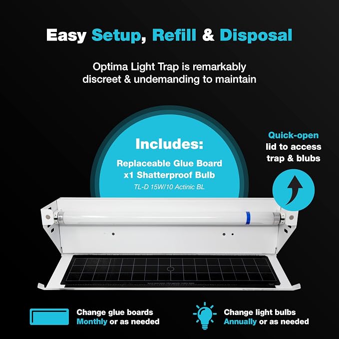 Catchmaster Vector Optima Light Trap, UV Light Fly Traps - Image 6