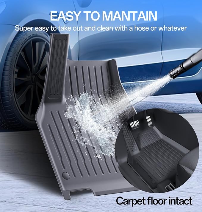 Floor Mats Fit for Model Y 2026-2025 Juniper 5-Seat - Image 5
