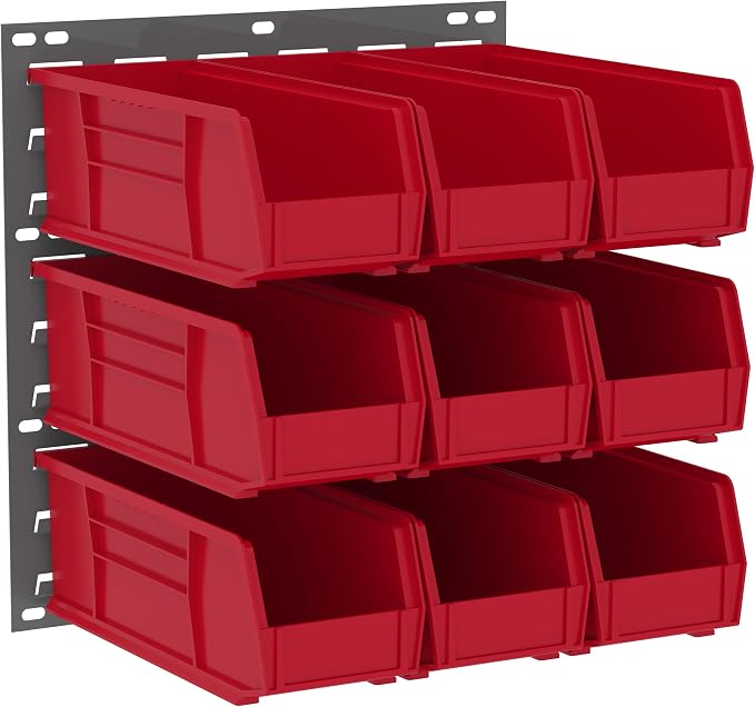 Akro-Mils 30618 Heavy Duty Wall Mount Garage Storage Steel Louvered Panel | - Image 5
