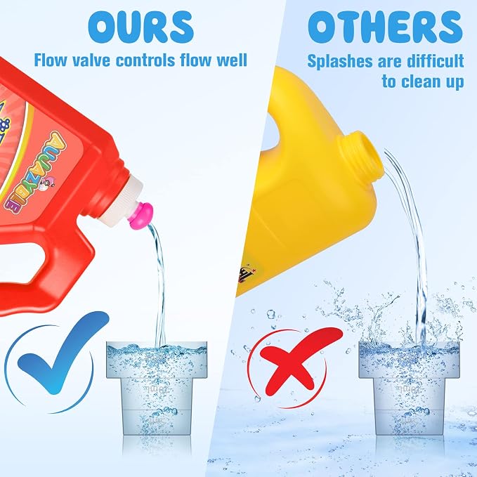 70 oz Bubbles Refills for Kids-Premixed Bubble Solution Refill Premium Bubble - Image 2