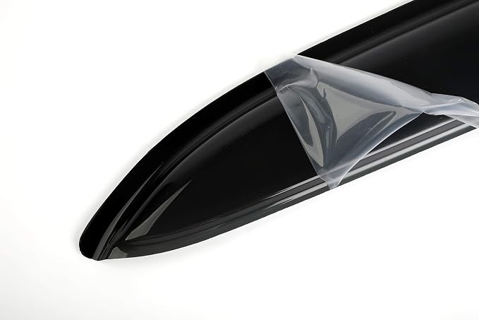 94251 Side Wind Vent Deflector Set, Dark Smoke Window Visors fit - Image 4