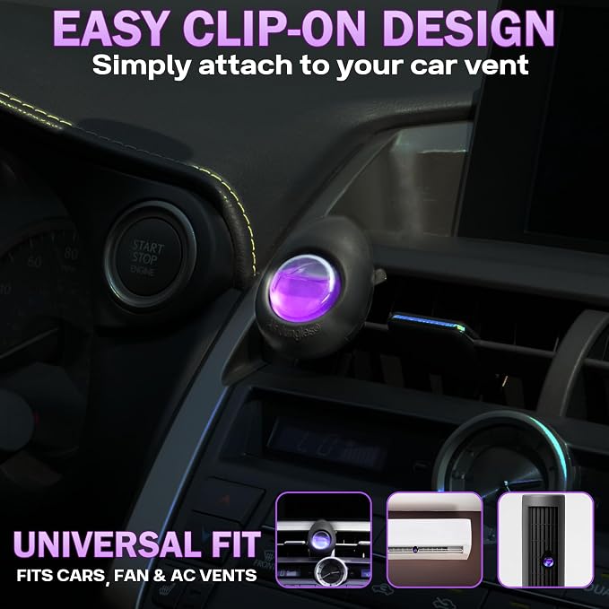 Air Jungles Car Air Freshener Vent Clip 3 Count, Lavender Scent, 4 ml Each - Image 6