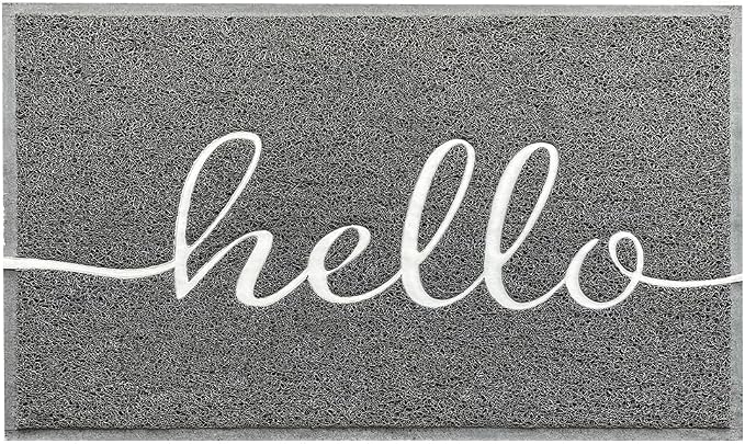 EARTHALL Door Mat Outside Inside Hello Doormat, Durable Floor Mat Non Slip Mat - Image 8