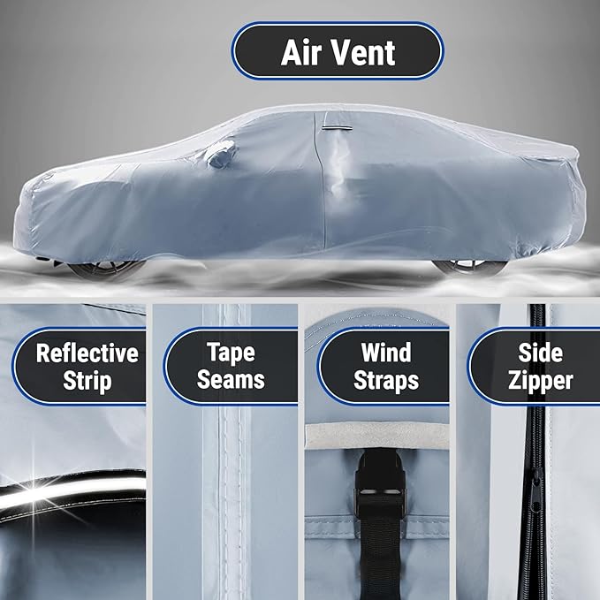 iCarCover Premium Car Cover for 1982-2002 Pontiac Firebird Heavy Duty - Image 5