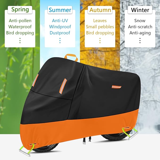 Mini Motorcycle Cover for Honda Grom MSX125, 300D Oxford Waterproof Storage - Image 6
