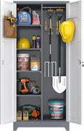 GREATMEET 72.8" H Metal Garage Storage Cabinets by GREATMEET