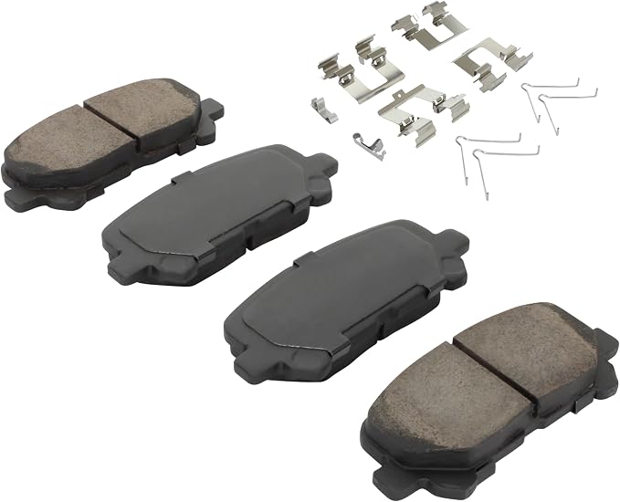 Premium Ceramic Rear Brake Pads Compatible - Image 2