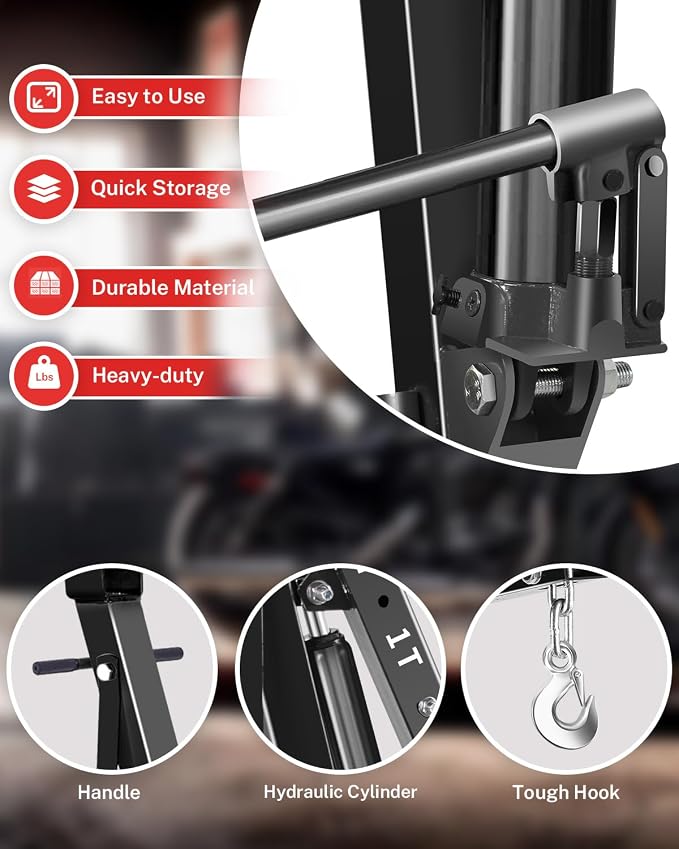 2-Ton Folding Engine Hoist - Image 4