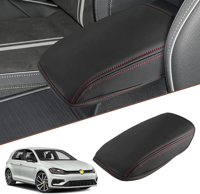 SKTU for 2013-2019 Volkswagen VW Golf 7 MK7 MK7.5 Central Console Armrest Rest by SKTU+BST+Car+Accessory