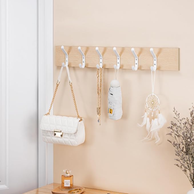 10-Pack Coat Hook for Hanging, Stainless Wall Hooks for Towel, Wall Mounted - Image 5