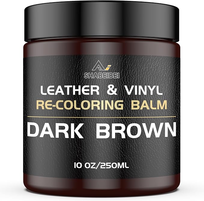 Leather Recoloring Balm, 10oz Leather Color Restorer Leather Repair Kit by SHABEIBEI