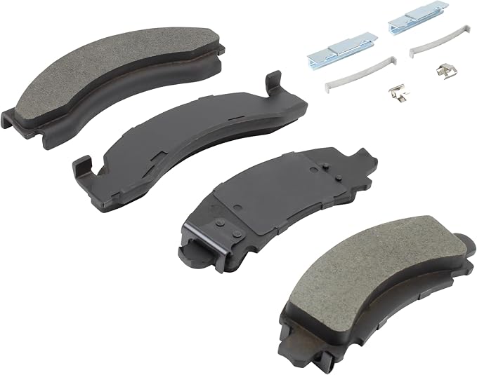 Premium Semi-Metallic Front Brake Pads Compatible - Image 2