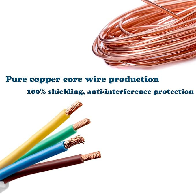 67FT Backup Camera Wire, Car Video Systems, Shock Extension, 4Pin Aviation - Image 5