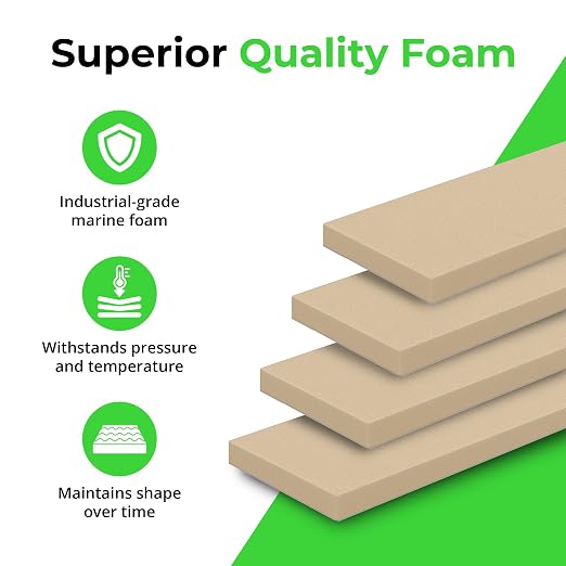 XCEL Foam Rubber Protector Panels – 4 Pack of Versatile Marine Foam Pads – Ideal - Image 5