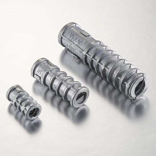 Wensilon 1/4 * 1 Lag Shield Anchor Long Zinc Alloy Bolts Concrete Anchors - Image 2