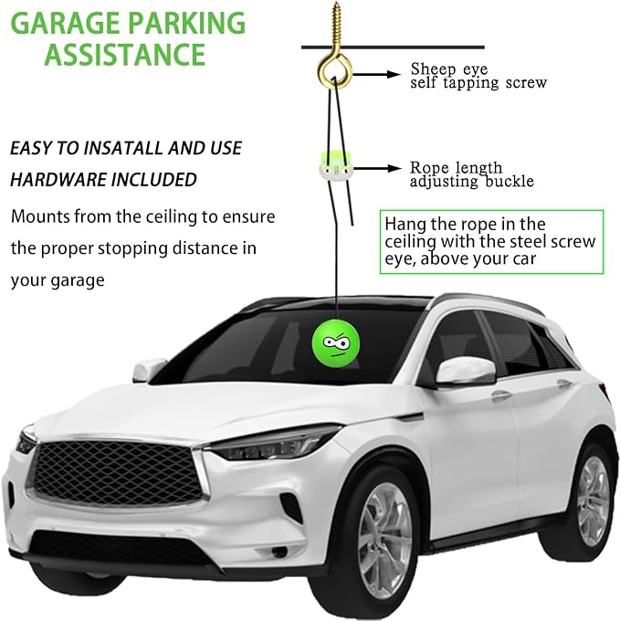 Double Garage Parking Aid-Parking Ball Guide System, Parking Assistant kit - Image 6