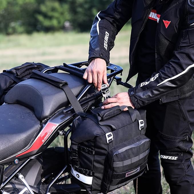 Rhinowalk Motorcycle Saddle Bag Waterproof Motor Pannier Bag Luggage Pack Quick - Image 7