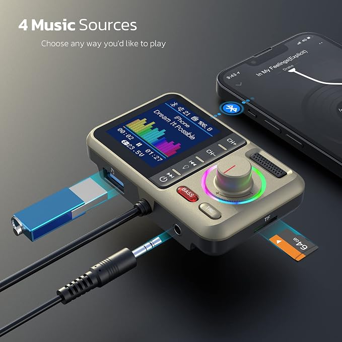 Nulaxy Bluetooth FM Transmitter - Image 7