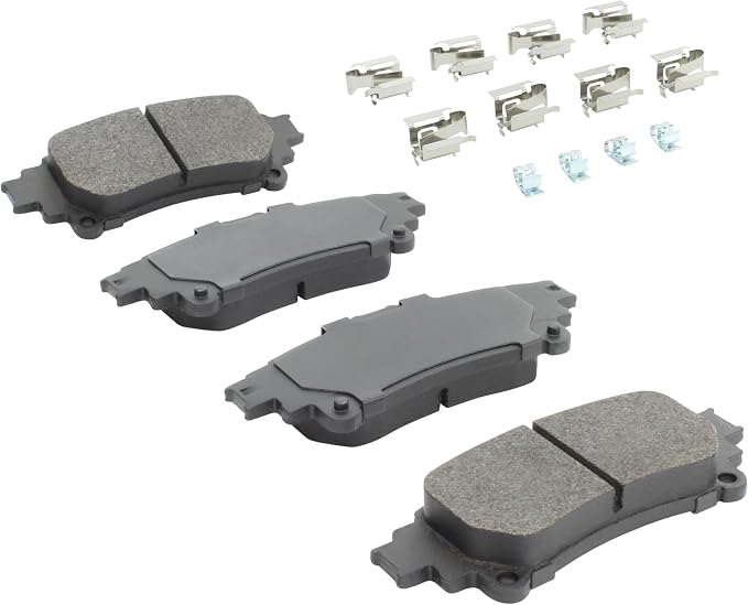 Premium Semi-Metallic Rear Brake Pads Compatible - Image 2