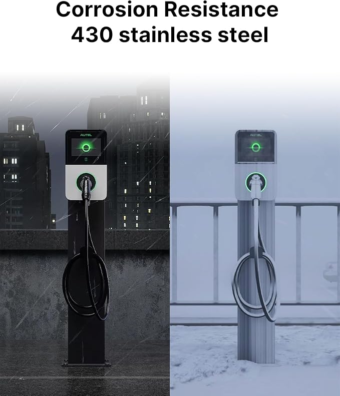 Autel Ev Charger Connector Pedestal, Freestanding Electric Car Charging - Image 3