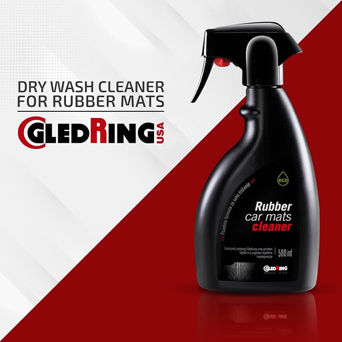 Gledring Rubber Car Mats Dry Wash Cleaner - Image 5