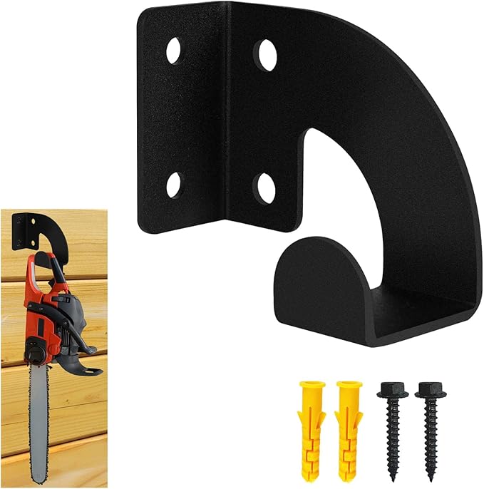 Chainsaw Hanger, Heavy Duty Chainsaw Wall Mount Holder, Organizer Mounted by Ertuohg