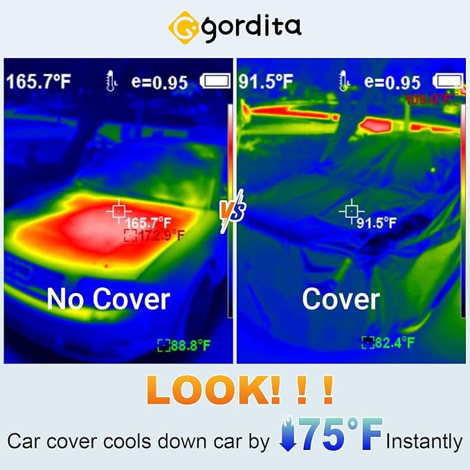 Car Cover Waterproof All Weather, GORDITA Full Exterior Covers - Image 2