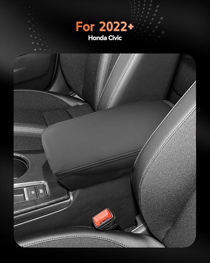 CDEFG for Honda Civic 2022-2025 Center Console Cover Armrest Box Cover for - Image 2