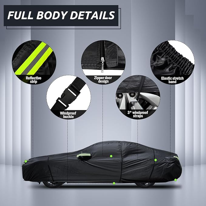 Migaven 6 Layers Car Cover Custom Fit - Image 3