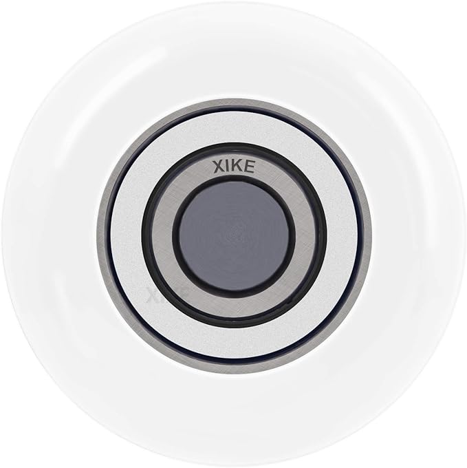 XiKe 12 Pack White 2" Nylon Garage Door Roller 4" Stem, Quiet/Durable and High - Image 3