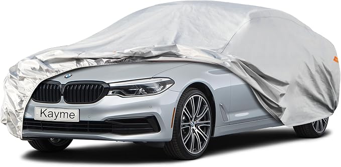 Kayme 6 Layers Car Cover Custom Fit by kayme