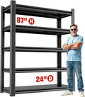 Heavy Duty Metal Garage Shelving Unit, 5 Tier Storage Shelf by OLLRRACT