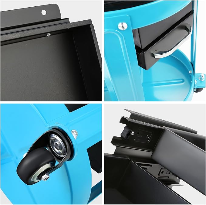 DNA MOTORING Round Mechanics Roller Seat Creeper Stool - Image 5