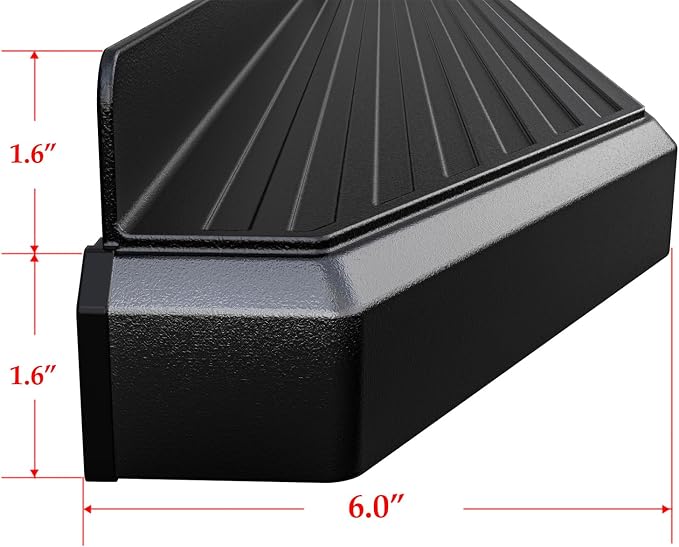 APS 6-inch Running Boards Nerf Bars Side Steps Compatible - Image 3