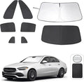 TINGLU Window Shades for Mercedes Benz C Class W205 C250 C300 C400 2015-2021 by TINGLU