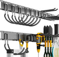 Garage Organization Tool Organizer Wall Mount, 64inch Heavy Duty Garden Tool by CRXCRC