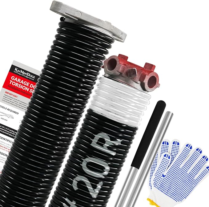 Pair of 1.75" Garage Door Torsion Springs Set by KaiMinDogzGarageDoorSpring
