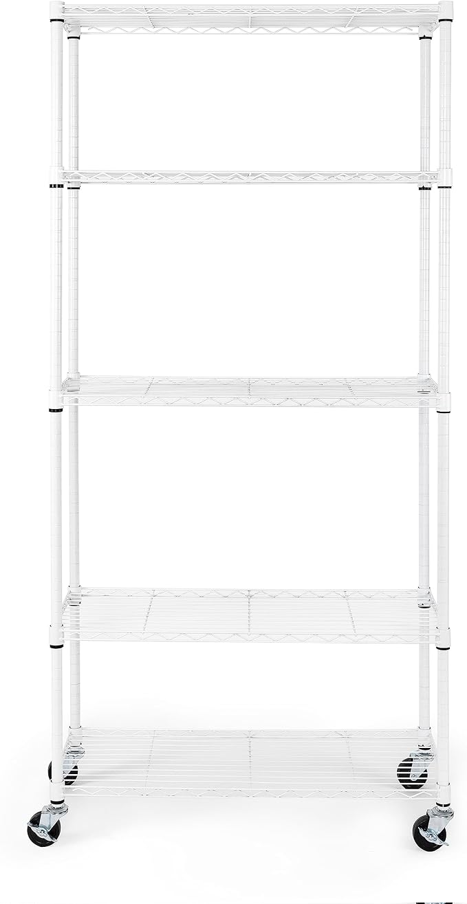 Seville Classics UltraDurable Heavy Duty NSF Solid Steel Wire Rack Storage Unit - Image 2