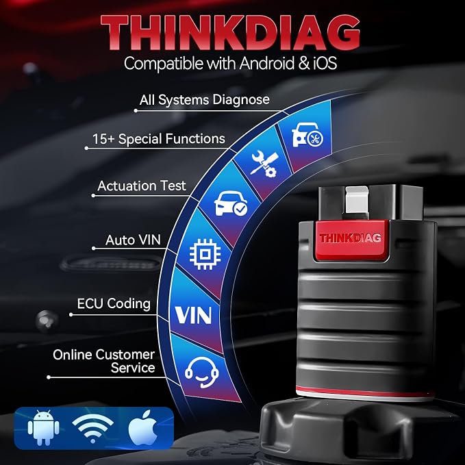 OBD2 Scanner Thinkdiag Bluetooth Full System Bidirectional Diagnostic Scan Tool - Image 2