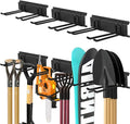 Garage Tool Organizer Wall Mount 48in- 6 Heavy Duty Hooks, 360lbs Capacity by Zmiky