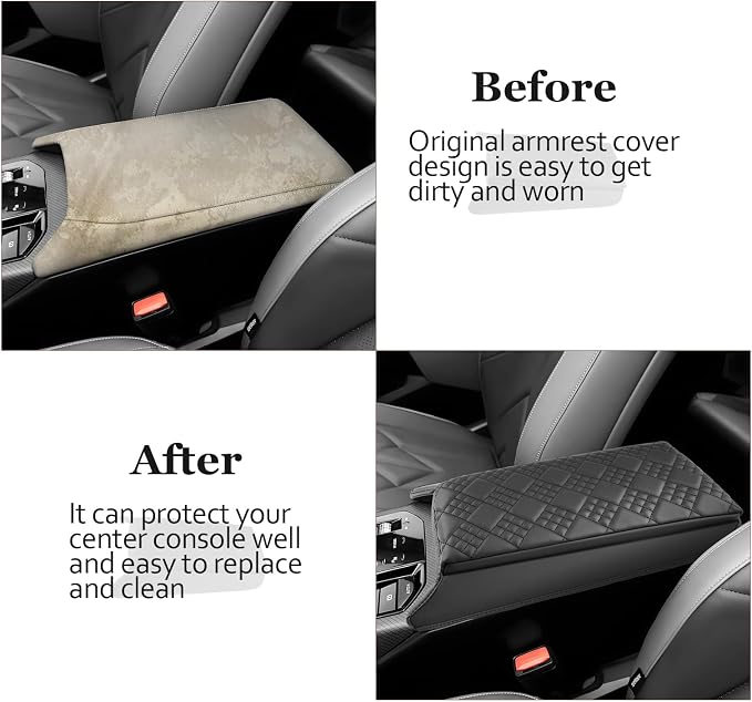 SKTU for 2025 BMW X3 Accessories Center Console Cover for 2025 BMW X3 Armrest - Image 5