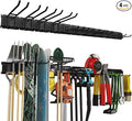 64 Inches Garage Organization, Wall Mount Garden Tool Organizer, 880lbs by Howzone