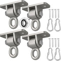 BETOOLL Swing Hangers with Bearing, Heavy Duty Porch Swing Hanging Kit by BETOOLL