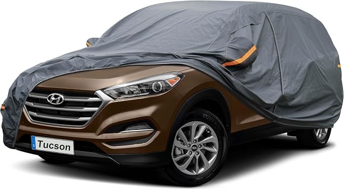 Premium Car Cover Custom Fit Hyundai Tucson, 16 Layers Heavy Duty Car Cover by GUNHYI